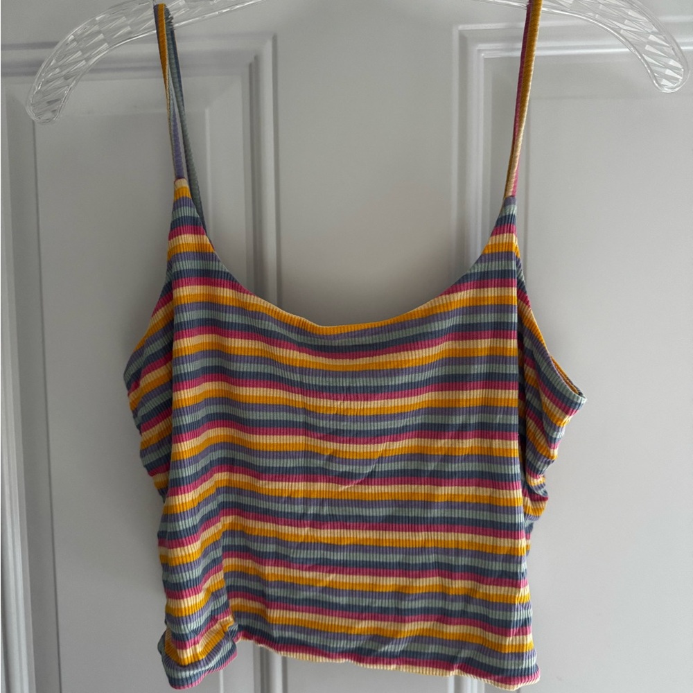 BP Vibrant Multi Coloured Crop Top